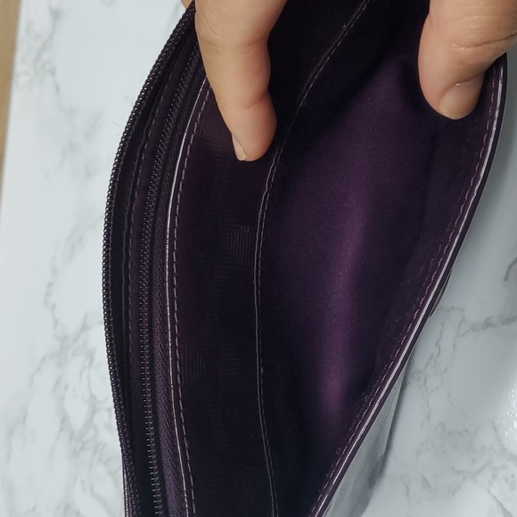 Coach Wristlet in Dark Purple - Picture 8 of 13